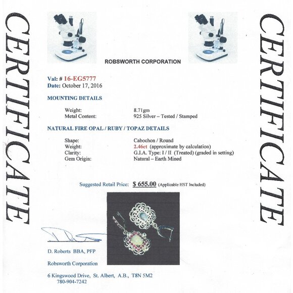 925 Sterling Silver Floral Fire Opal/Ruby/Blue Topaz Centre Earrings Value $655 - Picture 6 of 6